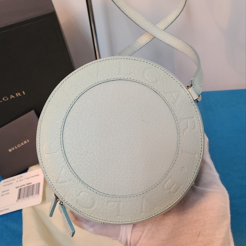 BVLGARI Round B-Zero1 Shoulder Leather Bag - Picture 15 of 16